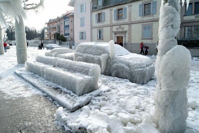 Baby, I can still drive it. It's just ice. Not lava.